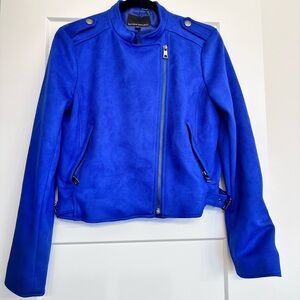 Banana Republic Vibrant Blue Moto Jacket